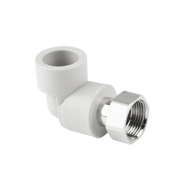 Уголок PPR Thermo Alliance с накидной гайкой 20х1/2" ВР