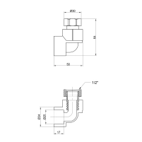 Уголок PPR Thermo Alliance с накидной гайкой 25х3/4" ВР - 1 фото