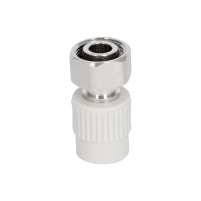 Муфта під Євроконус PPR із накидною гайкою Thermo Alliance 20х3/4" ВР з латунним штоком - 2 фото