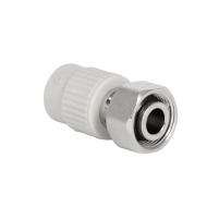 Муфта під Євроконус PPR із накидною гайкою Thermo Alliance 20х3/4" ВР з латунним штоком - 3 фото
