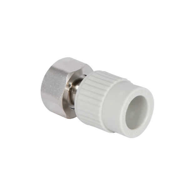 Муфта під Євроконус PPR із накидною гайкою Thermo Alliance 20х3/4" ВР з латунним штоком - 1 фото