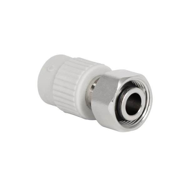 Муфта під Євроконус PPR із накидною гайкою Thermo Alliance 20х3/4" ВР з латунним штоком - 3 фото