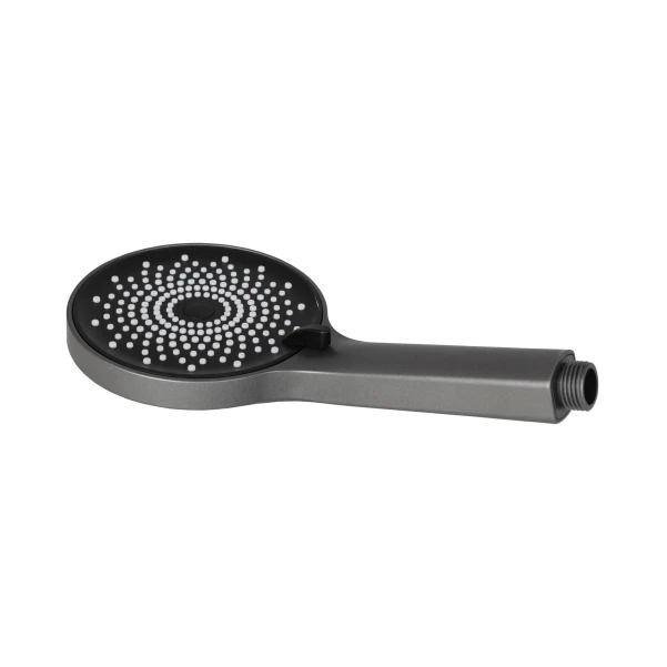 Лейка для ручного душа Lidz Niagara 32 120 мм округлая LDNIA32GRP48536 Graphite - 2 фото