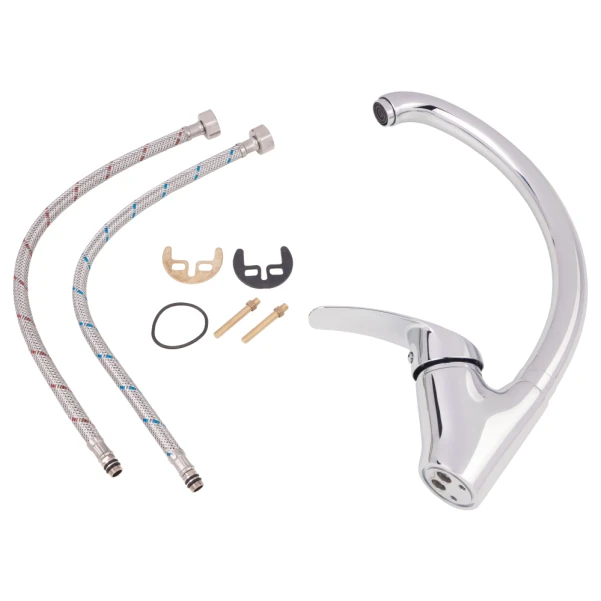 Смеситель для кухни Lidz Mars 007 (k35) LDMAR007CRM34856 Chrome - 5 фото