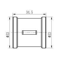 Муфта Thermo Alliance Forte 3/4" ВВ хром  SF356H20 - 1 фото