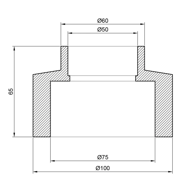 Муфта PPR Thermo Alliance 75х50 - 1 фото