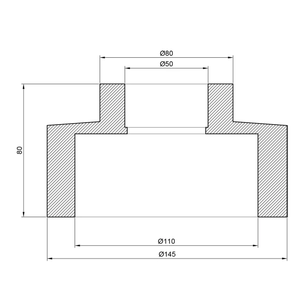 Муфта PPR Thermo Alliance 110х50 - 1 фото