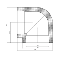 Уголок PPR Thermo Alliance 110, 90° - 1 фото