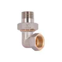 Згін-американка Thermo Alliance Standart 1/2"ВЗ нікель, кутовий TAS191W15 - 4 фото