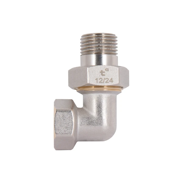Згін-американка Thermo Alliance Standart 1/2"ВЗ нікель, кутовий TAS191W15 - 3 фото