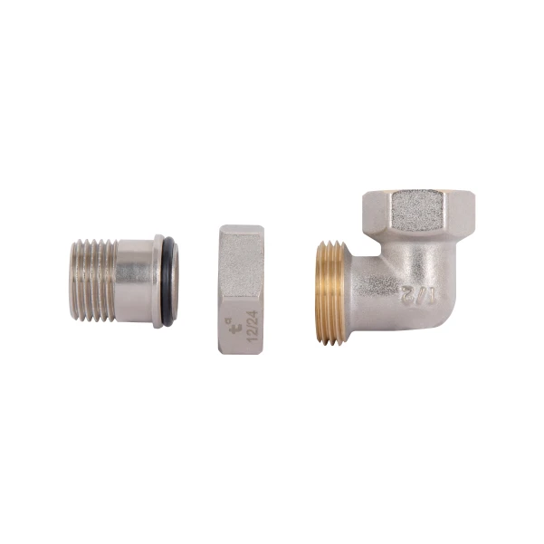 Згін-американка Thermo Alliance Standart 1/2"ВЗ нікель, кутовий TAS191W15 - 5 фото