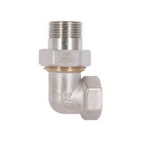 Згін-американка Thermo Alliance Standart 3/4"ВЗ нікель, кутовий TAS191W20 - 2 фото