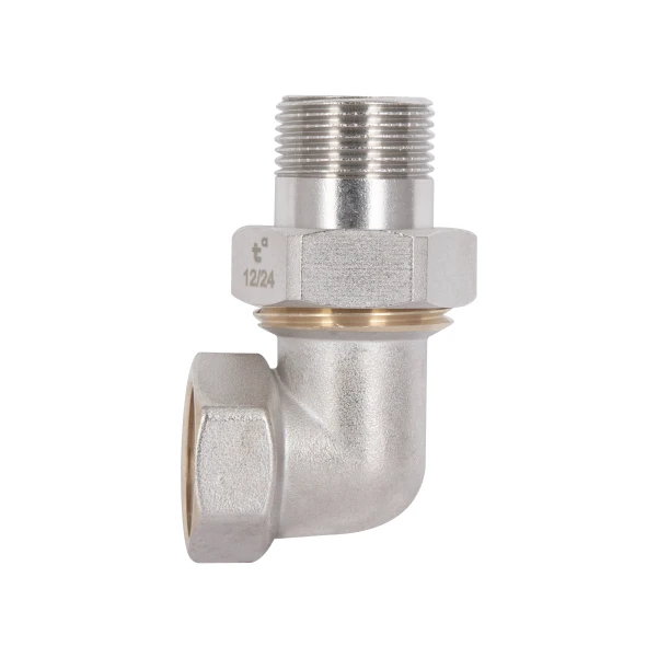 Згін-американка Thermo Alliance Standart 3/4"ВЗ нікель, кутовий TAS191W20 - 3 фото