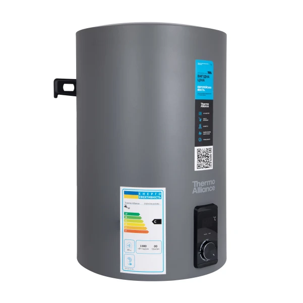 Водонагреватель электрический Thermo Alliance 50 л Grey,  вертикальный, сухой ТЭН 2,0 кВт D50V20J2(D)KG - 2 фото