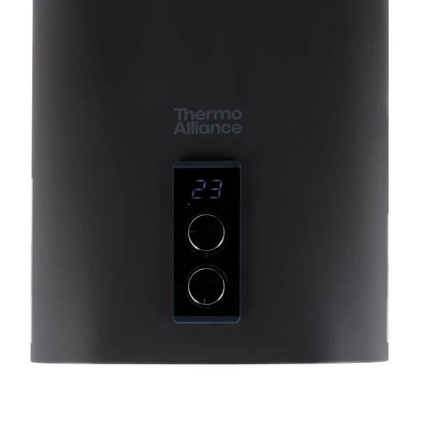 Водонагрівач електричний Thermo Alliance 80 л Grey, плоский вертикальний, мокрий ТЕН 2 кВт (0,8+1,2) DT80V20G(PD)/2G - 4 фото