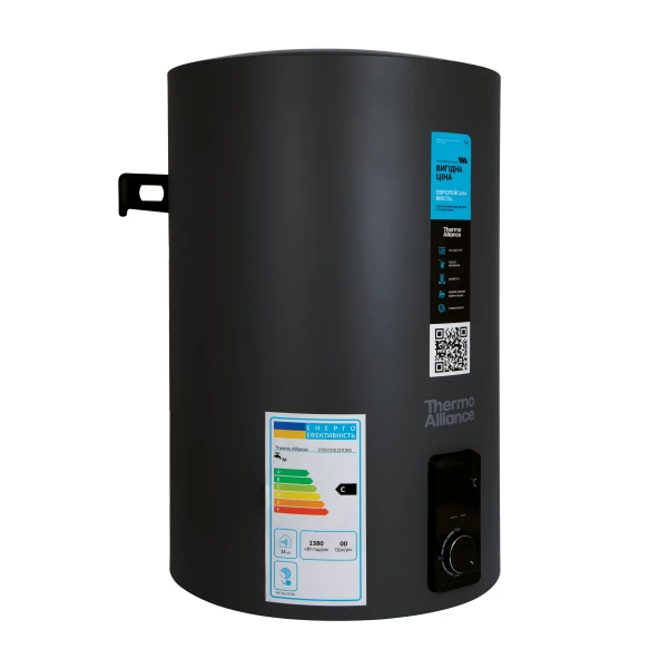 Водонагреватель электрический Thermo Alliance 100 л Black,  вертикальный, сухой ТЭН 2,0 кВт D100V20J3(D)KВ - 2 фото