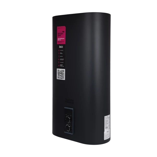Водонагреватель электрический Thermo Alliance 50 л Black, плоский вертикальный, мокрый ТЭН 2 кВт (0,8+1,2) DT50V20G(PD)/2В - 3 фото