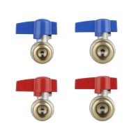 Комплект прямих кранів Thermo Alliance Standart 1/2"ВН-3/4"ВН з накидною гайкою для підключення котла TAS262RBW1520 - 5 фото