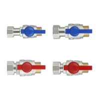 Комплект прямих кранів Thermo Alliance Standart 1/2"ВН-3/4"ВН з накидною гайкою для підключення котла TAS262RBW1520 - 7 фото