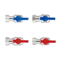 Комплект угловой кранов Thermo Alliance Standart  1/2"ВН -3/4"ВН с накидной гайкой  для подключенние котла TAS225RBW1520 - 6 фото