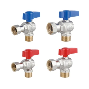 Комплект угловой кранов Thermo Alliance Standart  1/2"ВН -3/4"ВН с накидной гайкой  для подключенние котла TAS225RBW1520