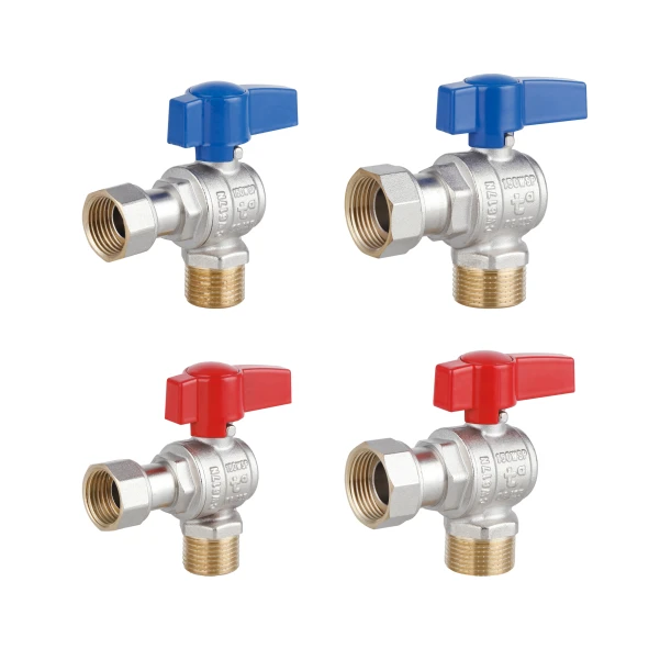 Комплект угловой кранов Thermo Alliance Standart  1/2"ВН -3/4"ВН с накидной гайкой  для подключенние котла TAS225RBW1520