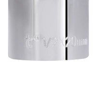 Подовжувач хромований Thermo Alliance Forte 1/2"ВЗ, L=20 мм TAF1301520 - 4 фото