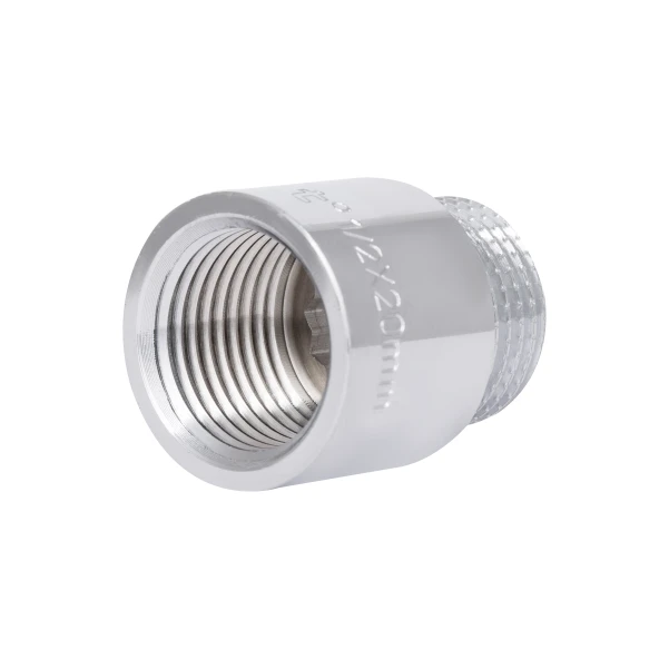 Подовжувач хромований Thermo Alliance Forte 1/2"ВЗ, L=20 мм TAF1301520 - 2 фото
