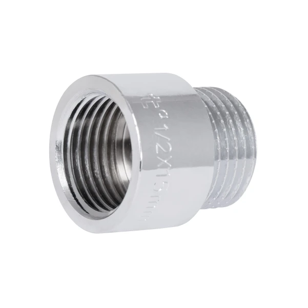 Подовжувач хромований Thermo Alliance Forte 1/2"ВЗ, L=15 мм TAF1301515 - 2 фото