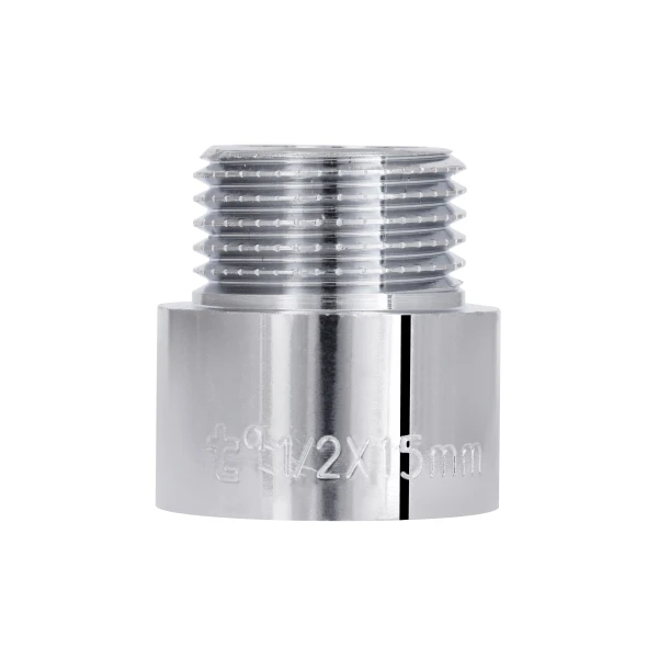 Подовжувач хромований Thermo Alliance Forte 1/2"ВЗ, L=15 мм TAF1301515 - 7 фото