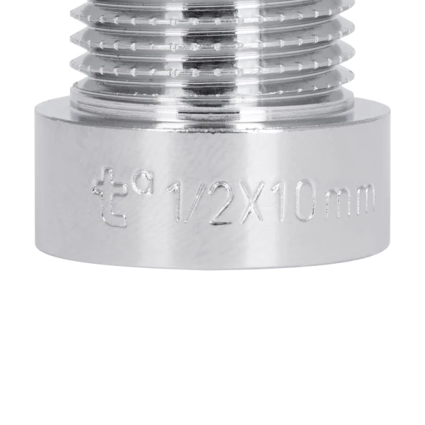 Подовжувач хромований Thermo Alliance Forte 1/2"ВЗ, L=10 мм TAF1301510 - 4 фото
