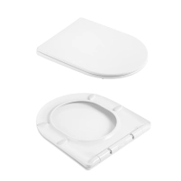 Унитаз подвесной Qtap Taurus Ultra Quiet 515×360×350 мм, White, с сиденьем Slim Duroplast / Soft-close / Quick Release QTTAU26W49116 - 7 фото