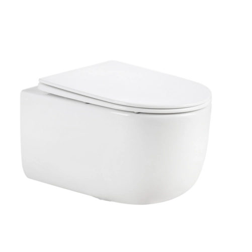 Унітаз підвісний Qtap Taurus Ultra Quiet 515×360×350 мм, White, з сидінням Slim Duroplast / Soft-close / Quick Release QTTAU26W49116