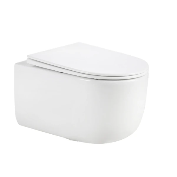 Унитаз подвесной Qtap Taurus Ultra Quiet 515×360×350 мм, White, с сиденьем Slim Duroplast / Soft-close / Quick Release QTTAU26W49116