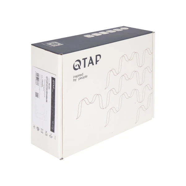 Змішувач для раковини низький Qtap Arvin  QTARV270CRM48638 Chrome - 7 фото