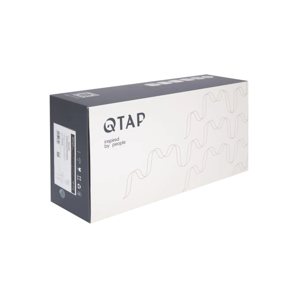 Змішувач для ванни Qtap Nando з довгим поворотним виливом та душовим гарнітуром QTNAN260CRM48652 Chrome - 7 фото