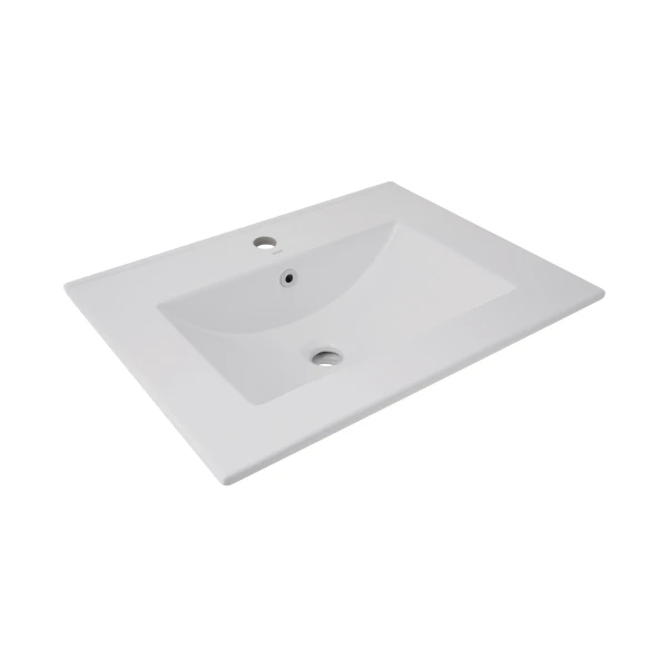Раковина Qtap Albatross 620х460х180 White без донного клапана QT01113060CW1
