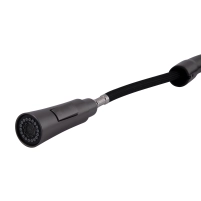 Смеситель для кухни Qtap Vlasta New с выдвижным изливом QTVLA344GMB45647 Gunmetal Black PVD - 3 фото