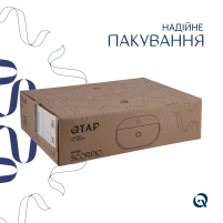 Комплект Qtap Scorpio: Раковина накладна овальна 500x380x120 мм White + Донний клапан PU02 - 4 фото