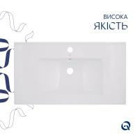 Раковина Qtap Albatross 820х460х180 White QT01113080CW1 - 3 фото