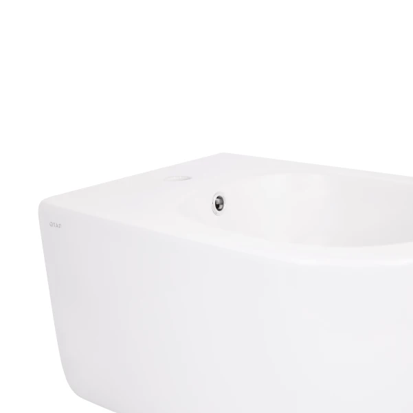 Биде подвесное Qtap Taurus 485×360×295 мм, White QTTAU28W49117 - 4 фото