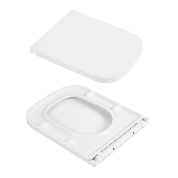 Унітаз підвісний Qtap Gemini Ultra Quiet 485×340×350 мм, White, з сидінням Slim Duroplast / Soft-close / Quick Release QTTAU26W49119 - 7 фото