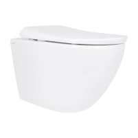 Унітаз підвісний Qtap Robin ML Ultra Quiet 490x365x325 мм, з сидінням Soft-close MagLock, White QTROBML26W49621