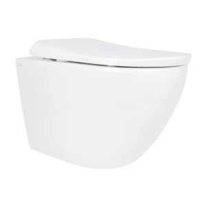 Унитаз подвесной Qtap Robin ML Ultra Quiet 490×365×325 мм, с сиденьем  Soft-close MagLock, White QTROBML26W49621