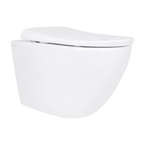 Унітаз підвісний Qtap Robin ML Ultra Quiet 490x365x325 мм, з сидінням Soft-close MagLock, White QTROBML26W49621