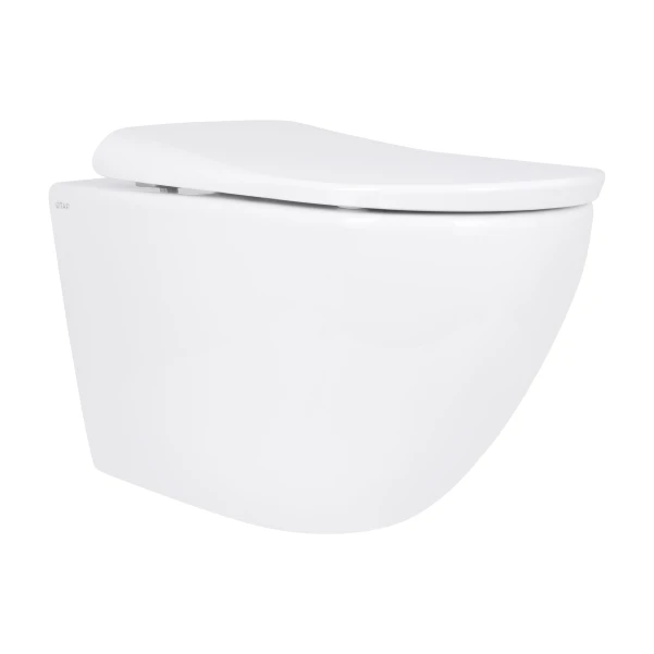 Унітаз підвісний Qtap Robin ML Ultra Quiet 490x365x325 мм, з сидінням Soft-close MagLock, White QTROBML26W49621