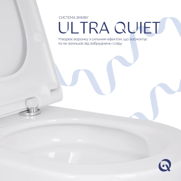 Унитаз подвесной Qtap Scorpio ML Ultra Quiet 490×365×325 мм, с сиденьем Soft-close MagLock, White QTSCOML26W49622 - 4 фото
