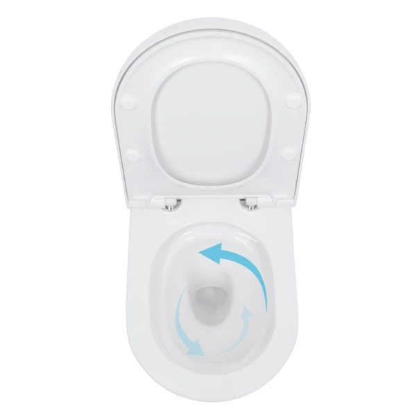 Унитаз подвесной Qtap Scorpio ML Ultra Quiet 520×365×365 мм, с сиденьем Soft-close MagLock, White QTSCOML26W49624 - 5 фото