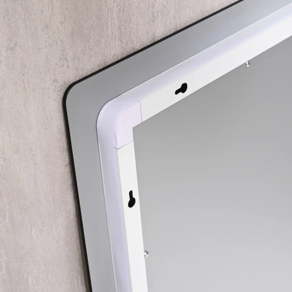 Дзеркало Qtap Taurus (TA2) 800×700 мм з LED-підсвічуванням Touch, з антизапотіванням, з димером, рег. темп. кольору (3000-6500K) QTTAU70070048955 - 4 фото