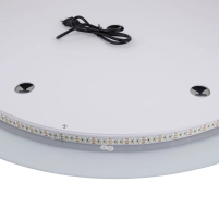 Дзеркало Qtap Taurus R1000 з LED-підсвічуванням Touch, з антизапотіванням, з димером QTTAUR100049004 - 6 фото
